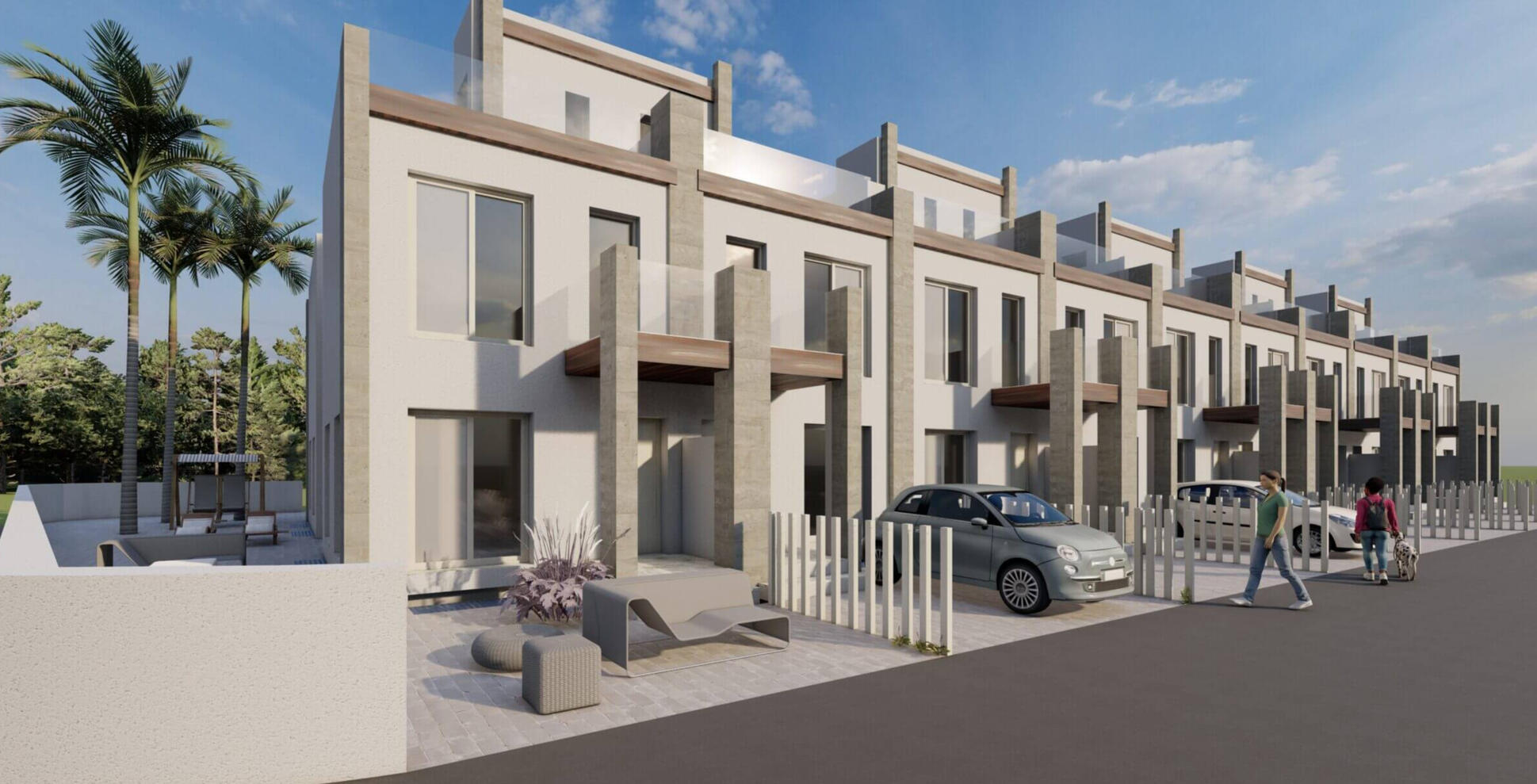 Alicante gated community townhouse for Canadian real estate investors