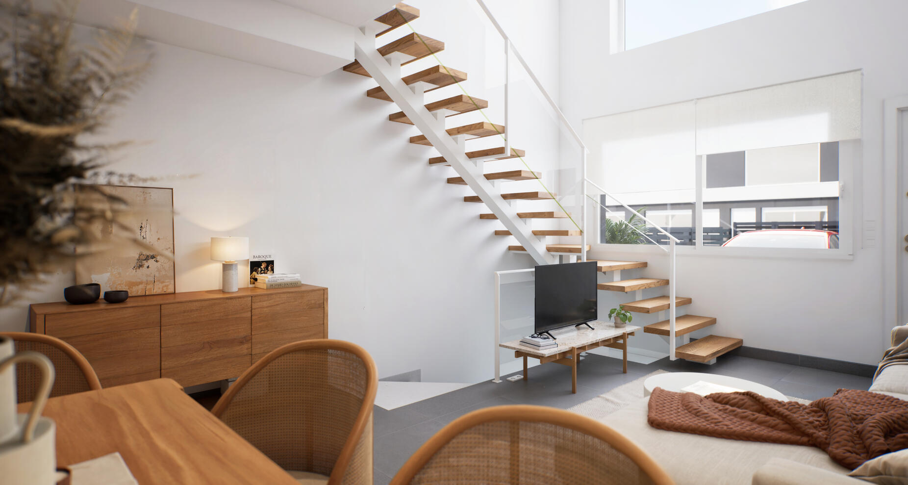 Alicante gated community townhouse for Canadian real estate investors.